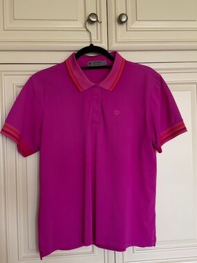 G/Fore Ladies Hot Pink Polo- Large